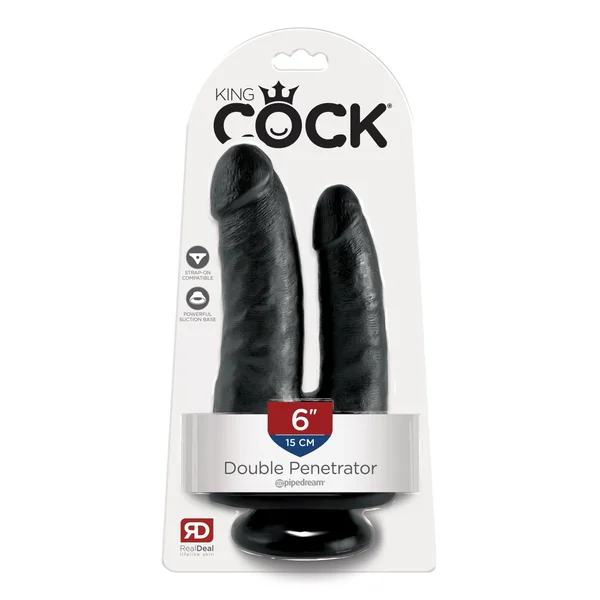 King Cock Double Penetrator - Black