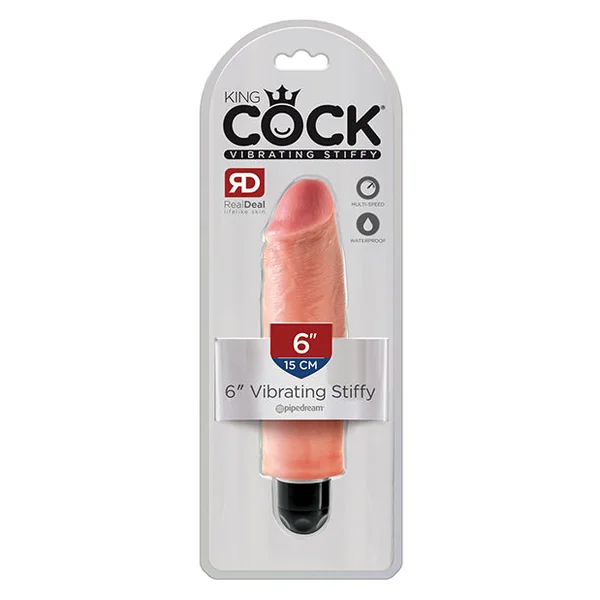 King Cock Vibrating Stiffy-6 Inches