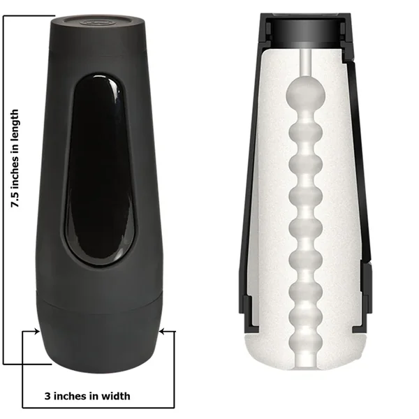 King Fuck Hole Tunnel Stroker Clear 7.5 Inch