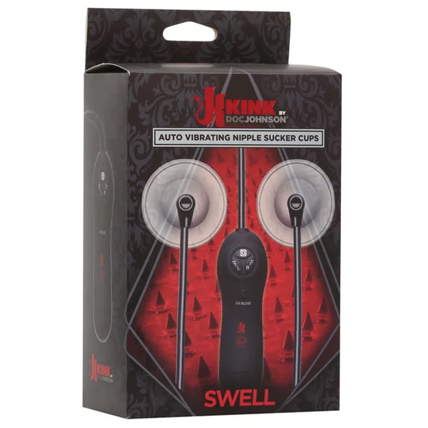 Kink Swell Auto Nipple Sucker Cups - Black