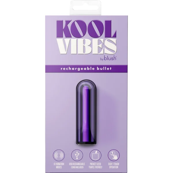 KOOL VIBES – RECHARGEABLE MINI BULLET – GRAPE