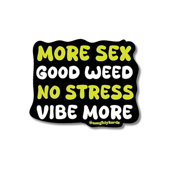 Kush Kards More Sex Sticker