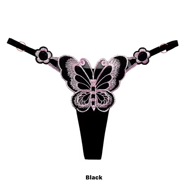Lace Butterfly Thong G String Panty