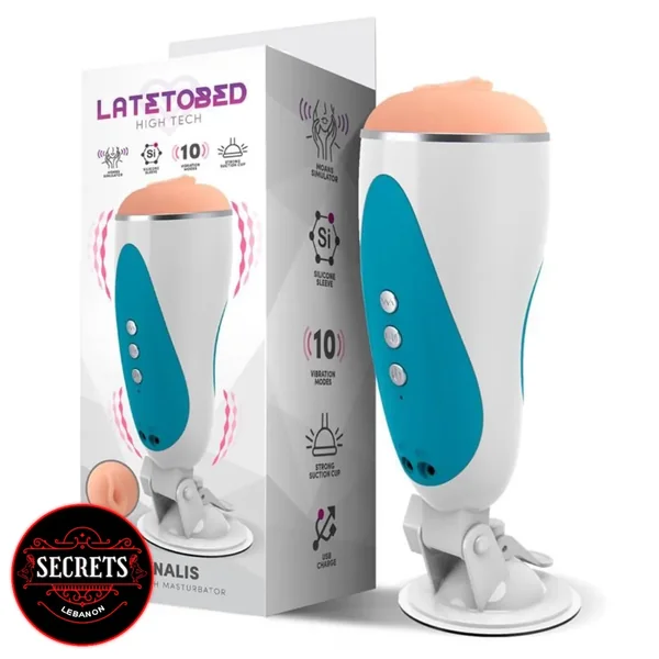 LateToBed Vibrating & Moaning Vagina Masturbator