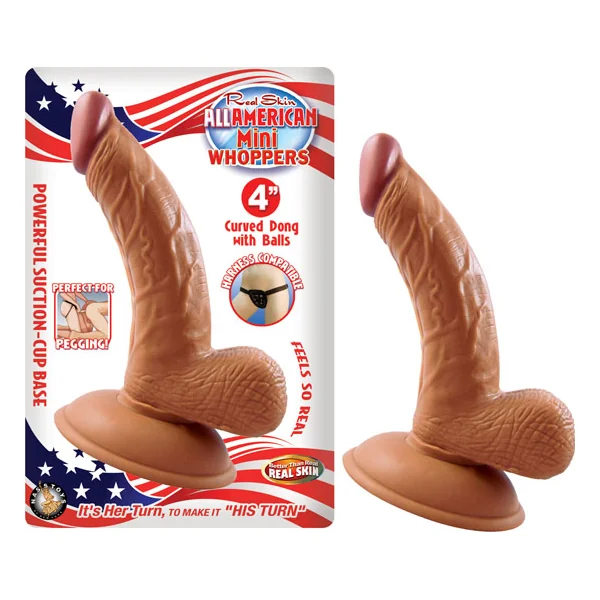 LATIN AMERICAN MINI WHOPPERS 4IN CURVED DONG W/BALLS LA