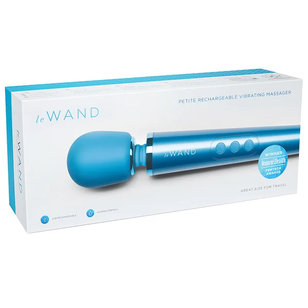 Le Wand Petite Rechargeable Massager - Blue