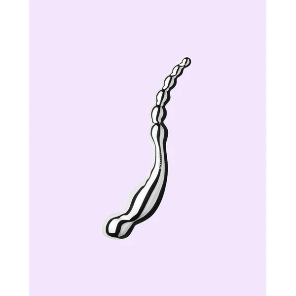 Le Wand Swerve - Beaded Stainless Steel Dildo