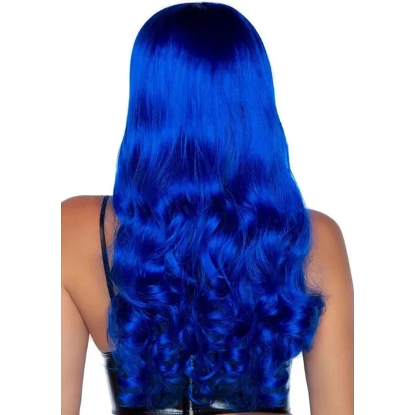 Leg Avenue Misfit Long Wavy Bang Wig – OS – Blue