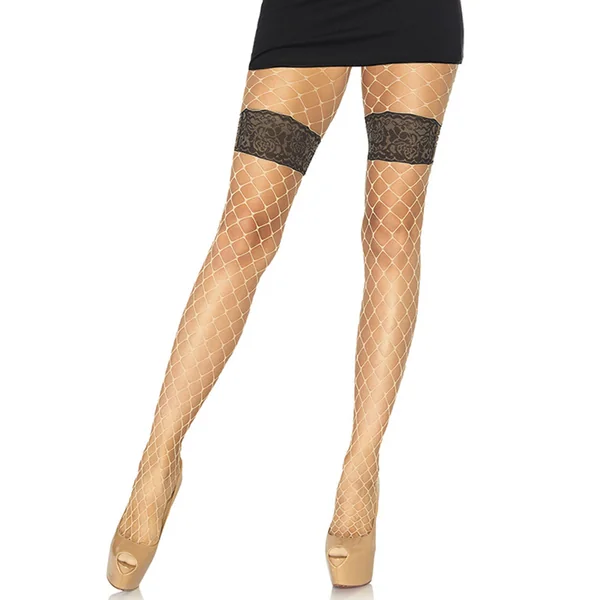 LEG AVENUE STOCKINGS - DIAMOND NET TIGHTS