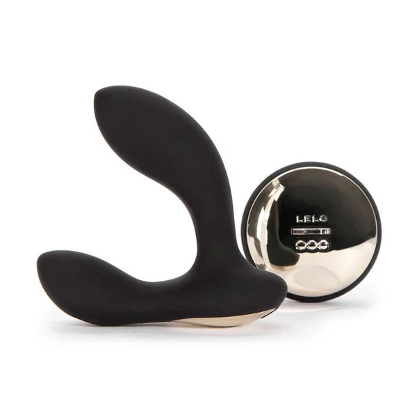Lelo Hugo Remote Controlled Prostate Massager Black Perineum Vibrator