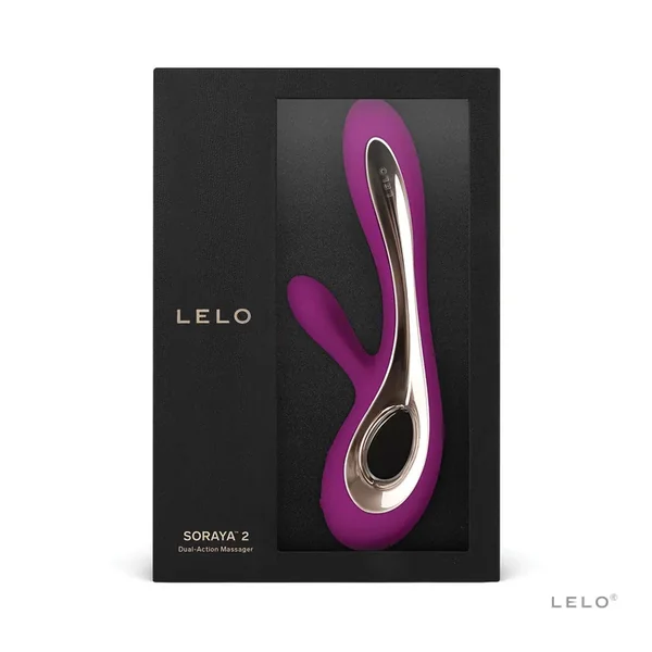 LELO Soraya 2 Rabbit Vibrator – Deep Rose