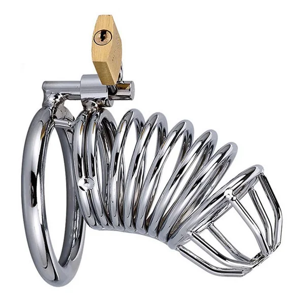 Leto 3.5" Lockable Hollow Metal Cock Cage