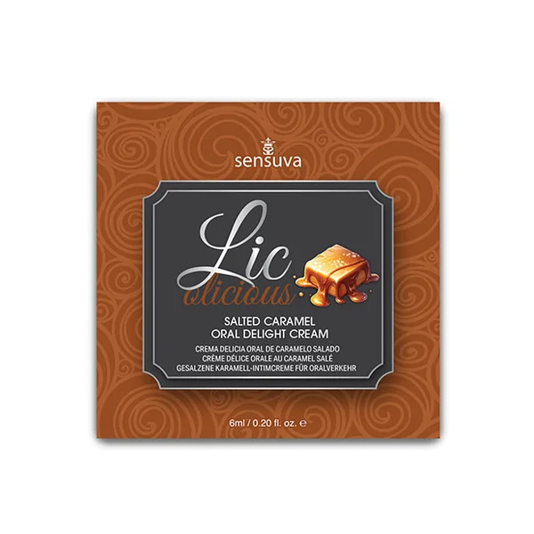 Lic O Licious Oral Delight Cream - 6ml Packet Salted Caramel