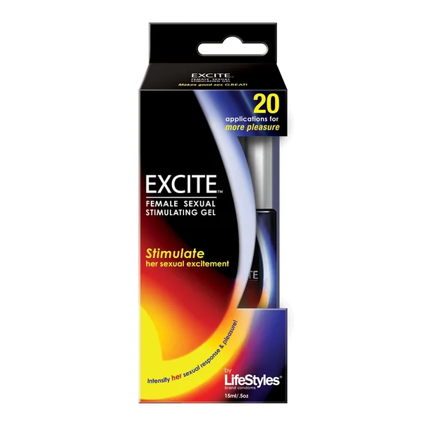 Lifestyles Excite Female Sexual Stimulating Gel - 15 ml / 0.5 Oz.