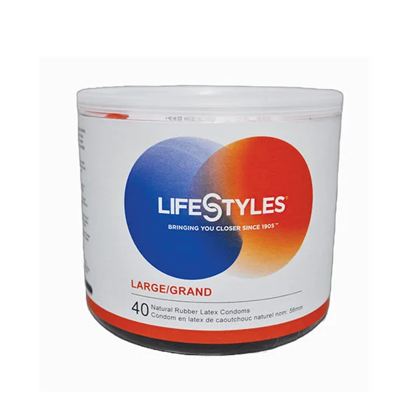 Lifestyles Large Condom - Bowl Of 40