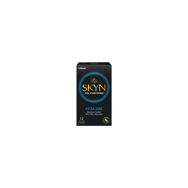 LIFESTYLES SKYN EXTRA LUBRICATED 12PK