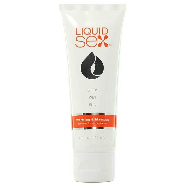 Liquid Sex Warming & Massage Lube Water Based Lubricant 4 oz