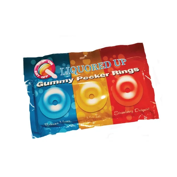 Liquored Up Gummy Pecker Rings