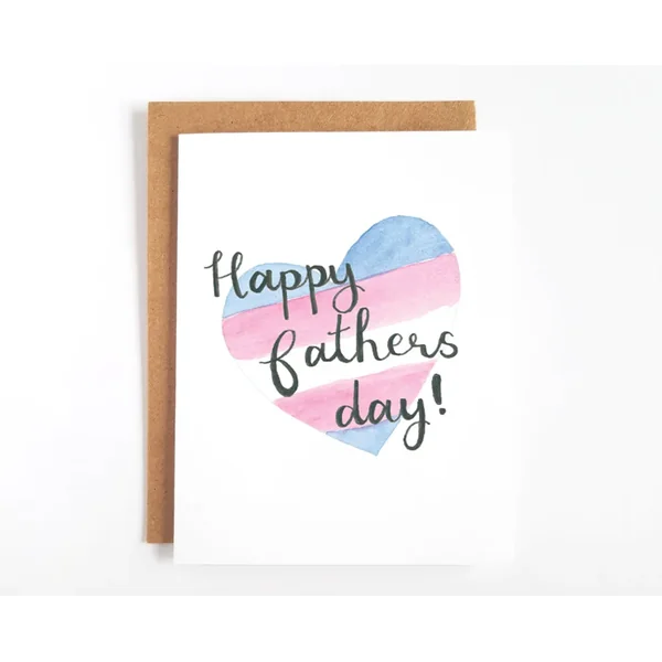 Little Rainbow Paper Co – Fathers Day Trans Card