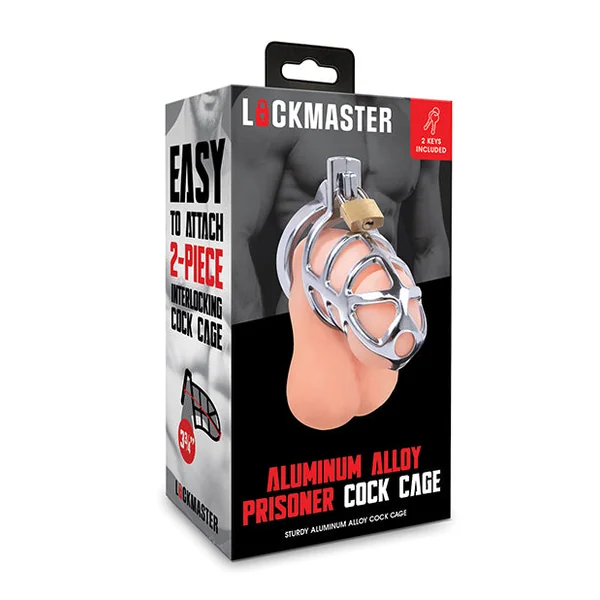 Lockmaster 3.75" Stainless Steel Prisoner Cock Cage - Silver