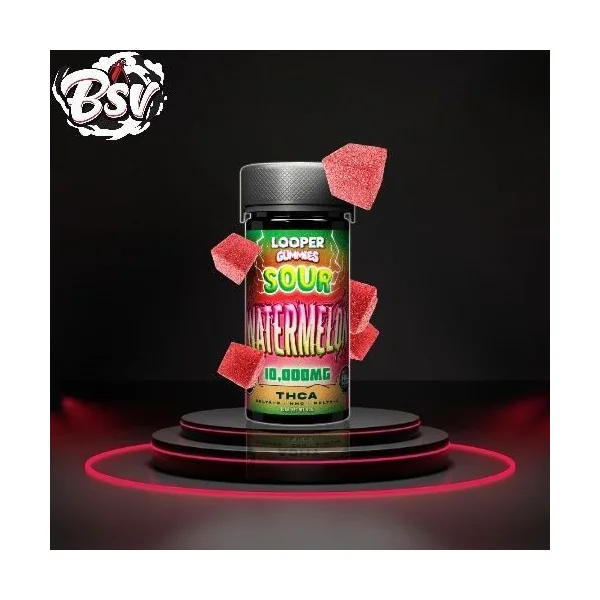 Looper 10,000mg THC-A Gummies 20ct Sour Watermelon