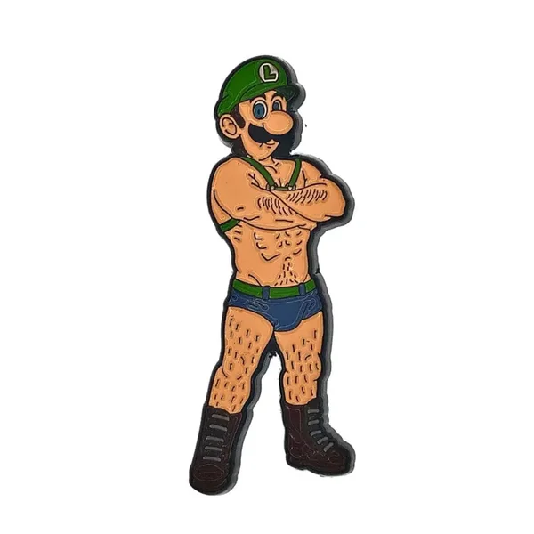 Louie Enamel Pin