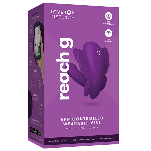 Love Distance Reach G App Controlled Wearable Vibe
