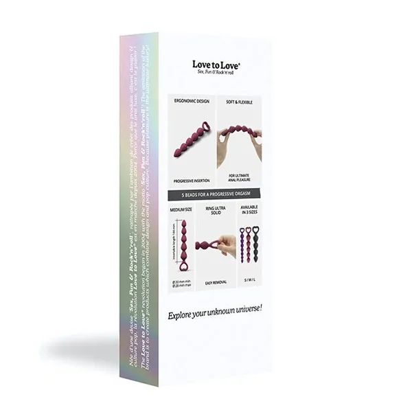 Love to Love Bing Bang Anal Beads – Prune Medium