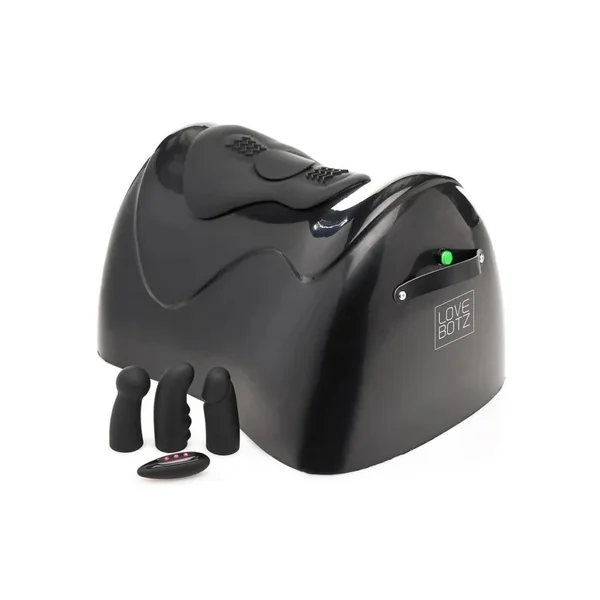 LoveBotz The Bucking Saddle Thrusting and Vibrating Sex Machine with Remote Control – Black