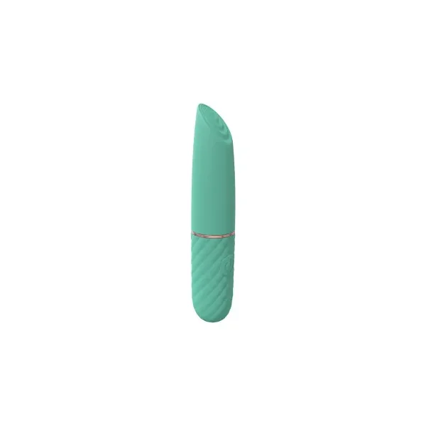 LoveLine Beso 10 Speed Vibrating Mini-Lipstick Vibe, Green