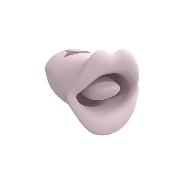 LoveLine Kiss 10 Speed Suction and Vibrating Mouth, Pink