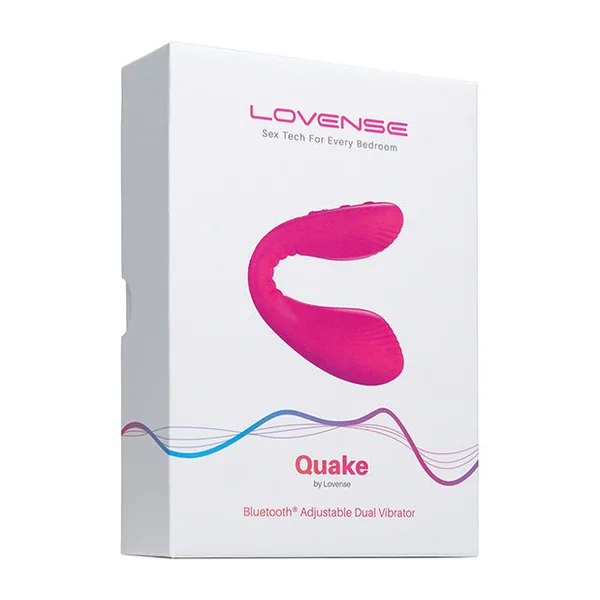 Lovense Dolce (previously Quake) Adjustable Dual Stimulator - Pink