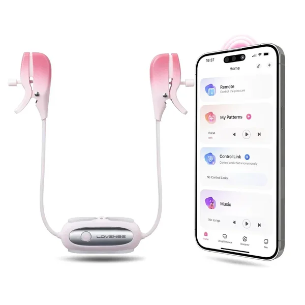 Lovense Gemini Vibrating Nipple Clamps