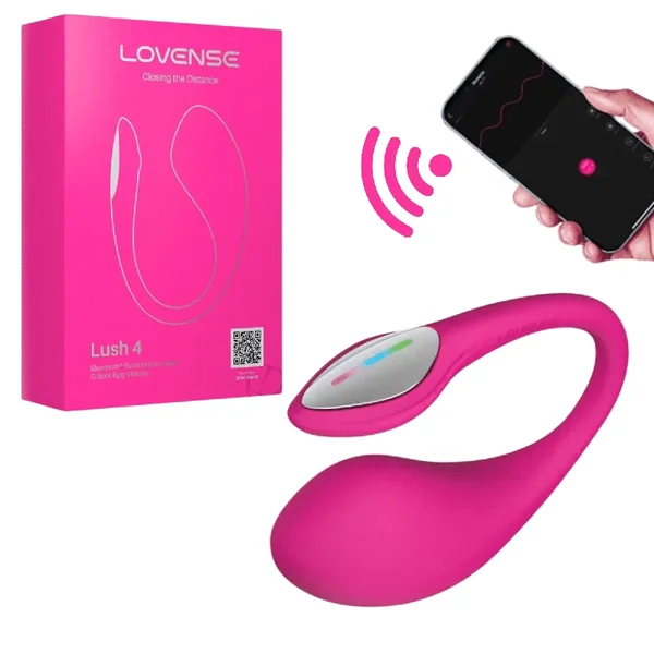 Lovense Lush 4.0 Bluetooth G-Spot Egg Camming App Controlled Vibrator