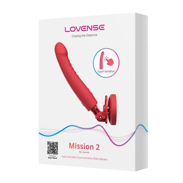 Lovense Mission 2 Touch-Sensitive Tech - Red