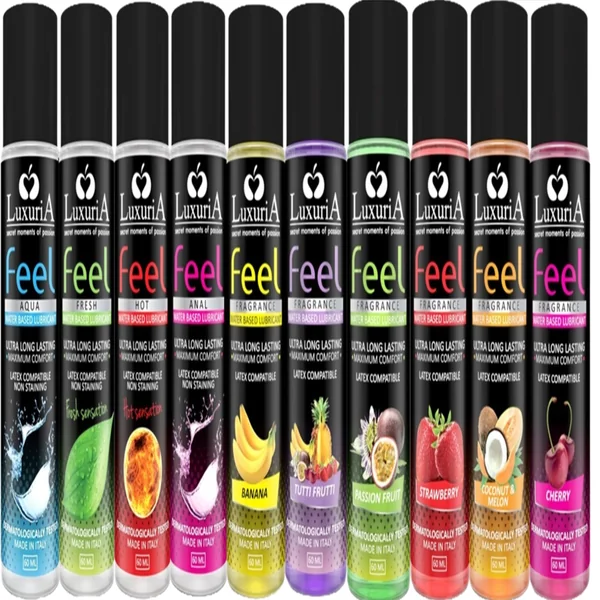 Lubricant Luxuria Feel Fruits / Water Based / Anal / Hot / Cold