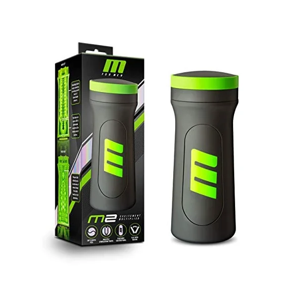 Lurevibe - M for Men M2 Masturbator Cup - Multiple Pleasure Chambers for Powerful Sensations During Penetration