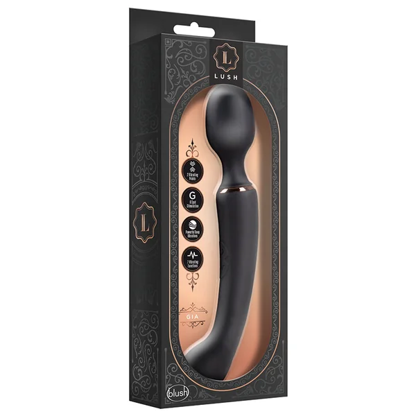 Lush Gia 7 Function 2-In-1 Dual Motor Vibrating Massage Wand
