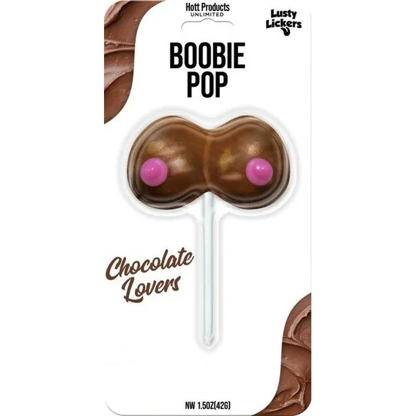 Lusty Lickers Boobie Pop (Chocolate)