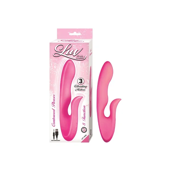 Luv Contoured Pleaser-Pink