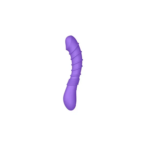 Luv Inc Rv21: Ribbed Vibrator, Purple