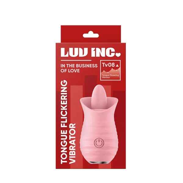 Luv Inc Tongue Flickering Vibrator – Pink