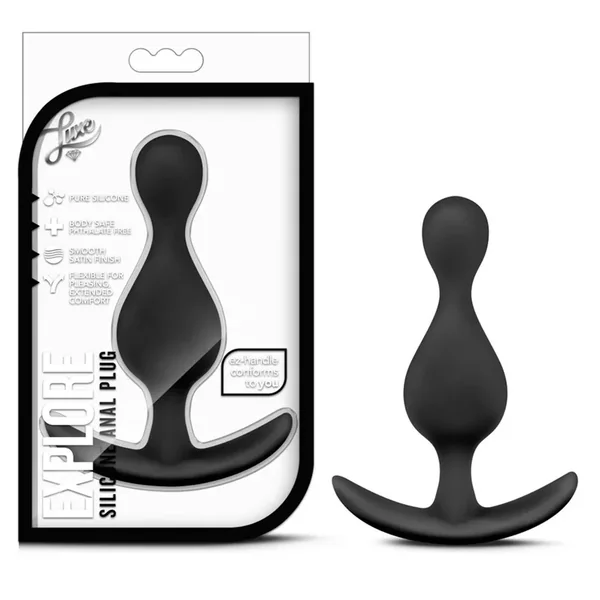 Luxe ‘Explore’ Silicone Plug -Black