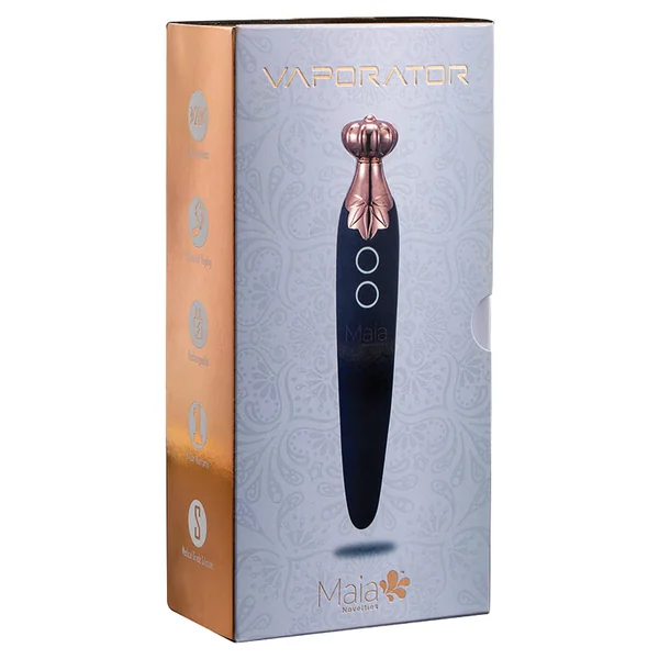 Maia VAPORATOR Silicone Vibrator - Black