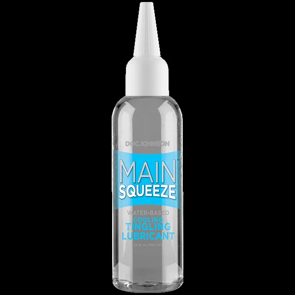 MAIN SQUEEZE COOLING TINGLING WATER BASED LUBRICANT 3.4 OZ