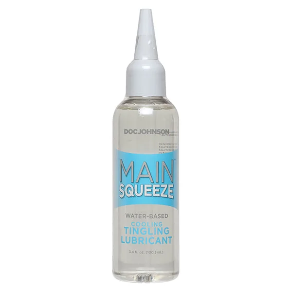 Main Squeeze Cooling-tingling Water-based Lubricant - 3.4 Oz