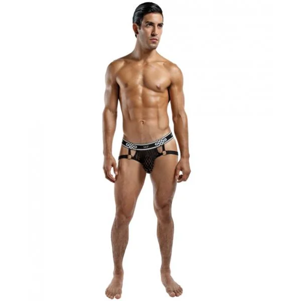 Male Power Peep Show Jock Strap With Rings