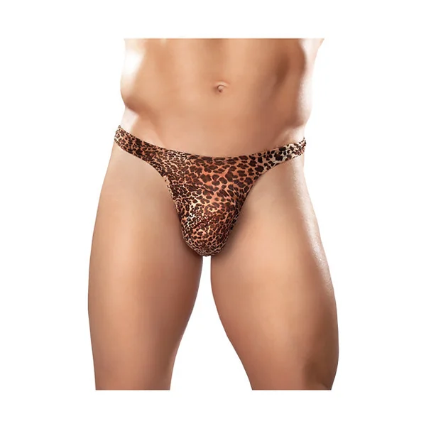 Male Power Wonder Thong Animal Print S-m