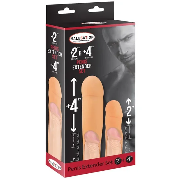 Malesation 2″ & 4″ Penis Extenders