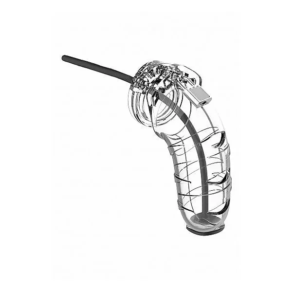 Mancage Model 17 Chastity 5.5 In Cage W/ Plug